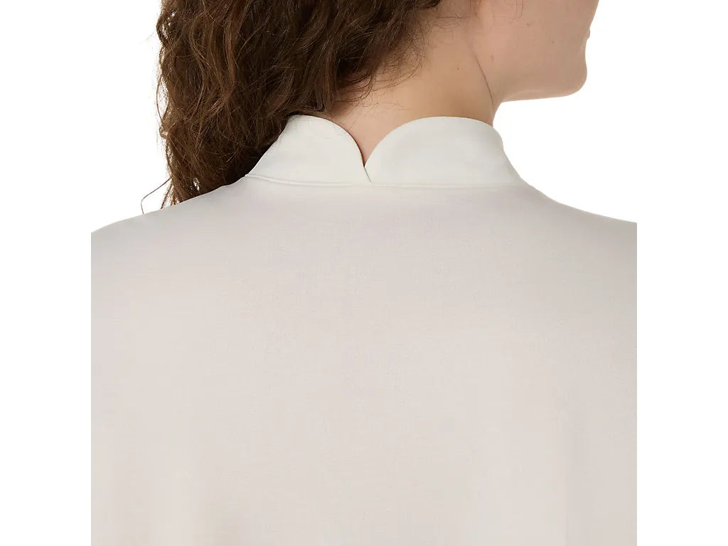 WOMEN&#39;S ASICS ICON 1/2 ZIP LS TOP