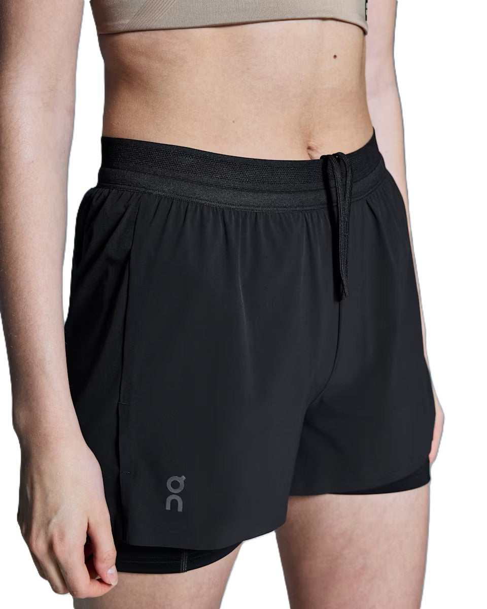Women's 3" Performance 2/1 Shorts - Black