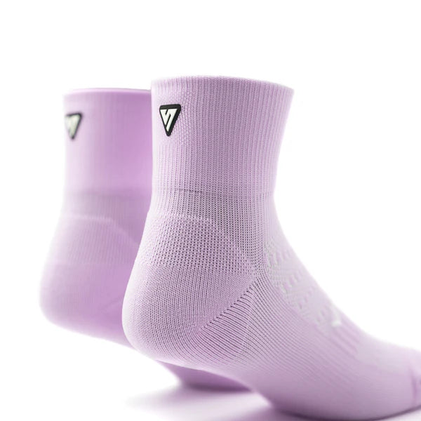 Versus Purple Running Quarter Socks