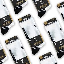 Versus Run White Active Crew Socks