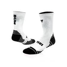 Versus Run White Active Crew Socks