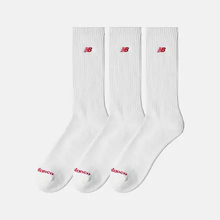 Patch Logo Crew 3 Pack - White