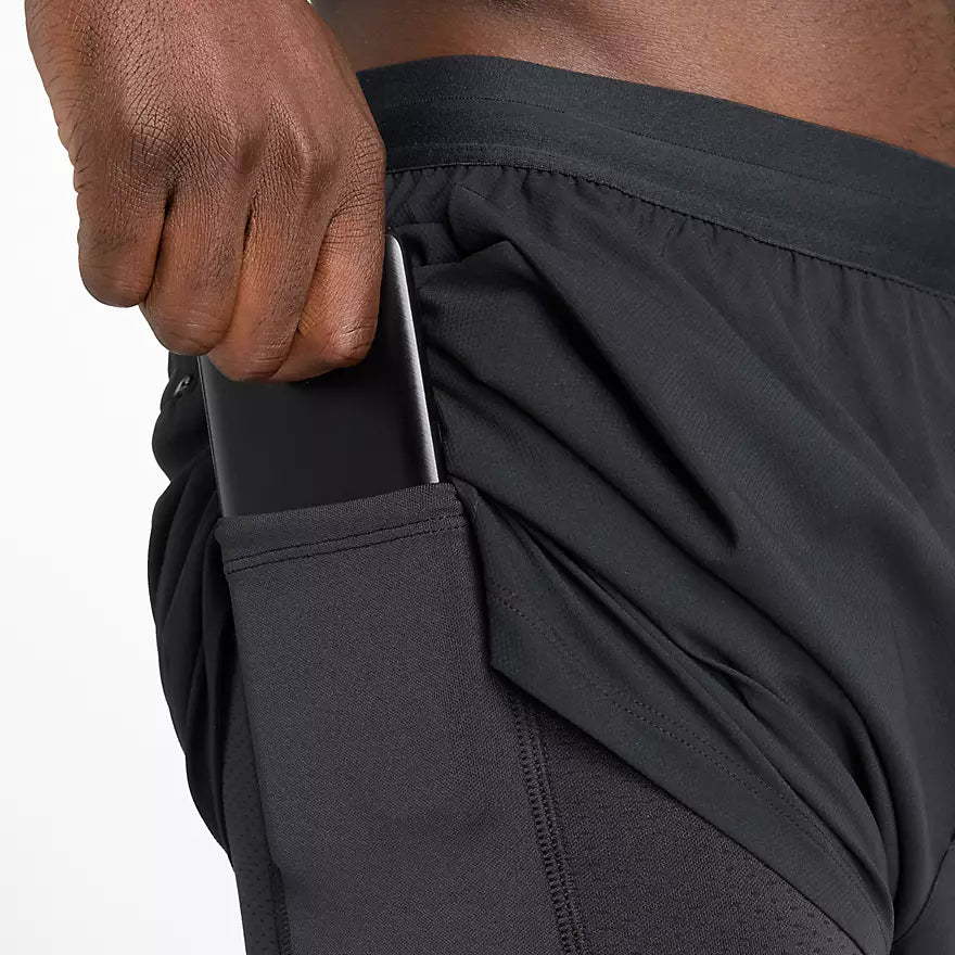 Men's NB ATHLETICS AC 5IN 2-IN-1 SHORT - Black