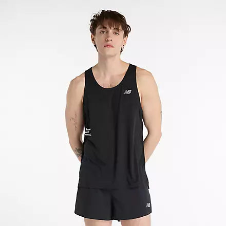 NB Men's ATHLETICS SINGLET GRAPHIC - Black