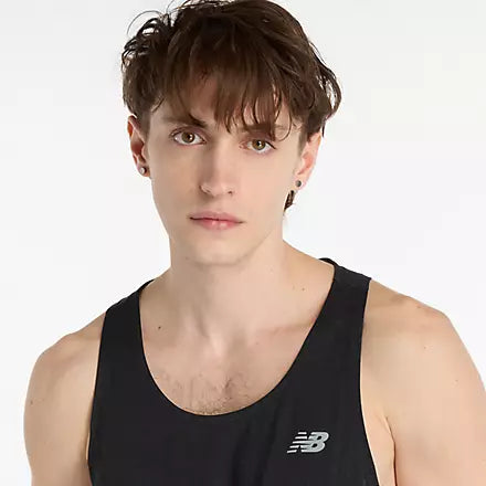 NB Men's ATHLETICS SINGLET GRAPHIC - Black