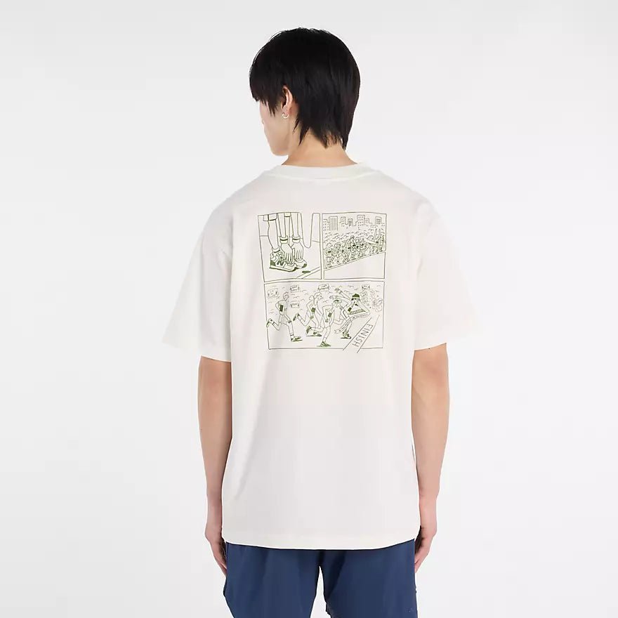 NB ATHLETICS RUNNERS AREN'T NORMAL TEE - Sea Salt