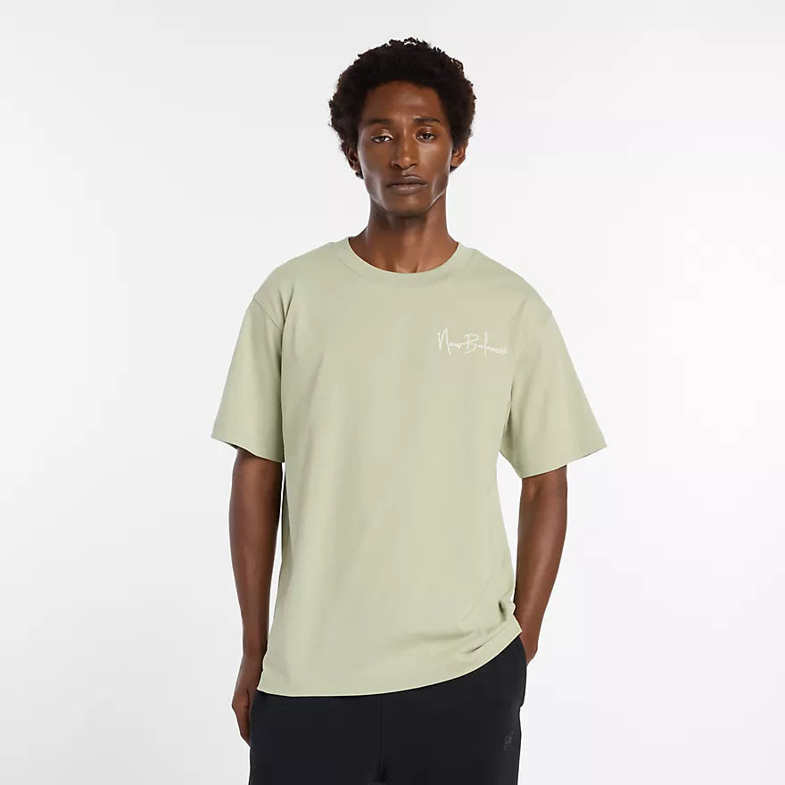 NB ATHLETICS SIGNATURE TEE - Garter Snake