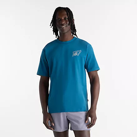 Men's NB Athletics Nocturnal Runners Aren't Normal Performance SS - Blue