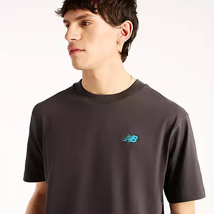 Men's New Balance Collage City Runner Tee - Black