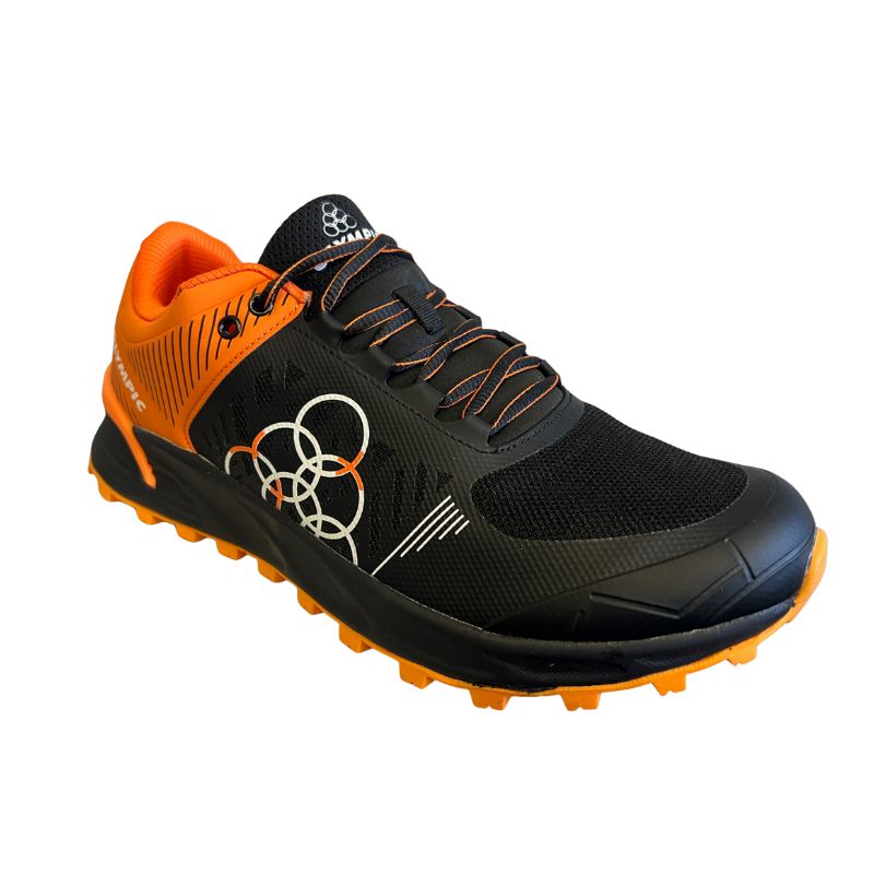 Mens Outback Trail Black/Orange-OLYMPIC