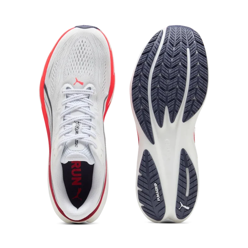 Men's Velocity NITRO 5 - White-Ultra Red