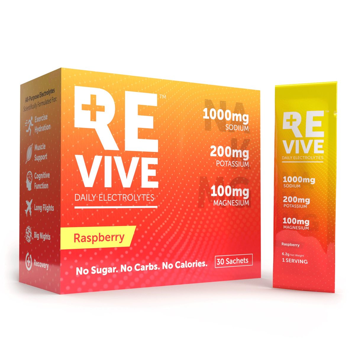 REVIVE Daily Electrolytes - Raspberry 30s