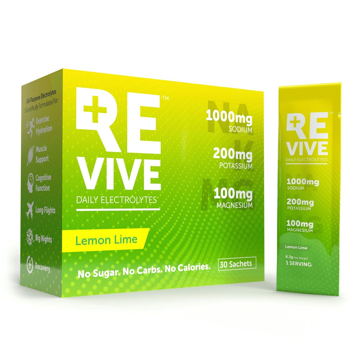 REVIVE Daily Electrolytes - Lemon Lime 30s
