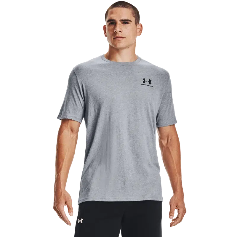 Under Armour Men&#39;s Sportstyle Left Chest-Grey-Under Armour