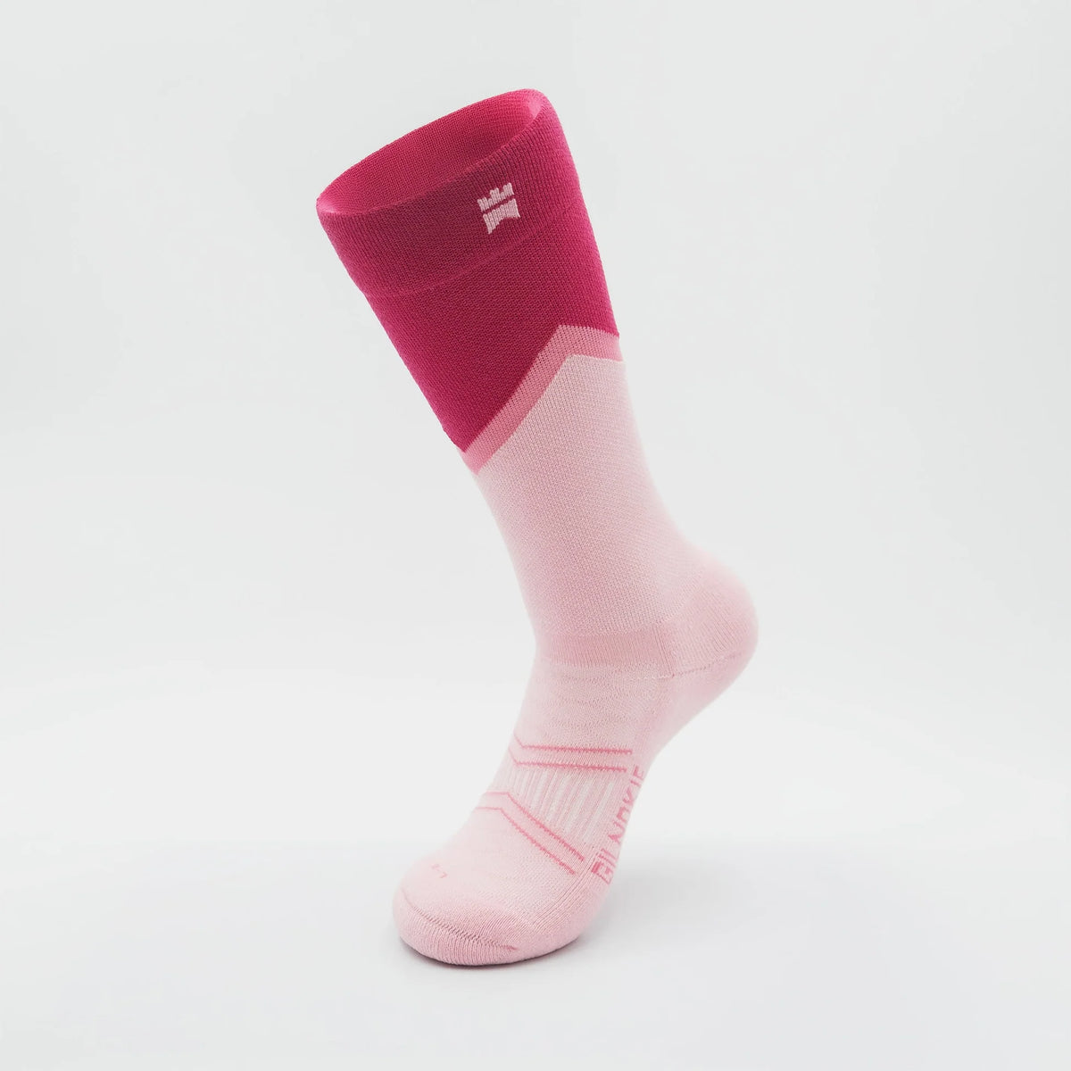 Gilnokie Tilt - Crew Height Sock - Pink