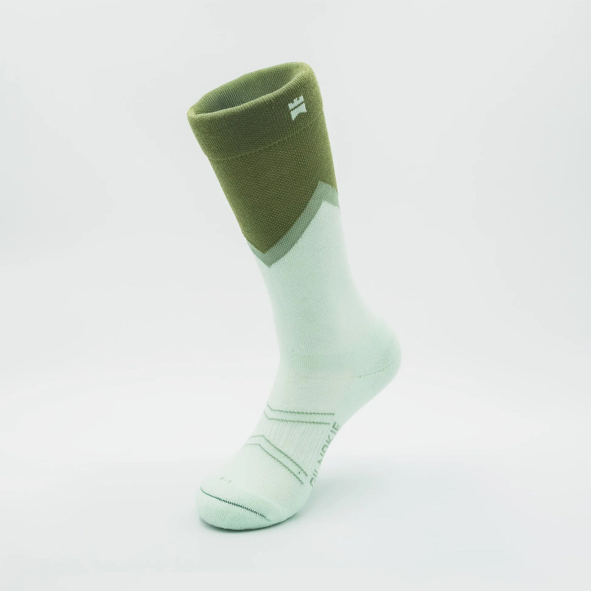 Gilnokie Tilt - Crew Height Sock - Olive
