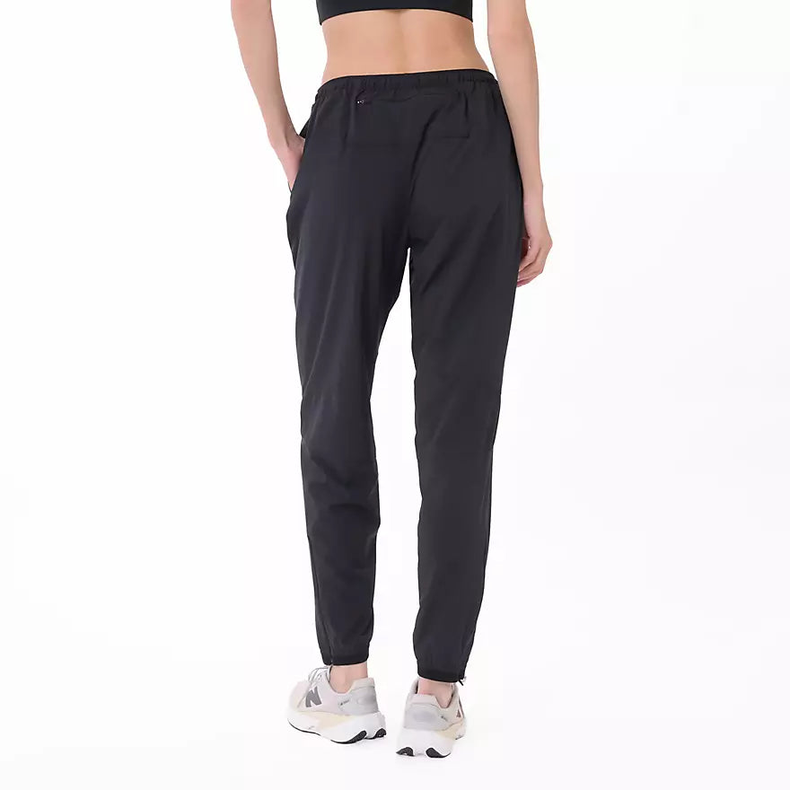 Women's Woven Track Pants - Black