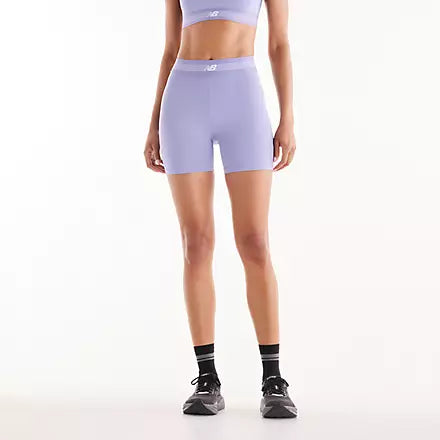 Women's New Balance AC 5in Fitted Short - Purple