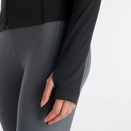 Women's New Balance Harmony Fitted Full Zip - Black