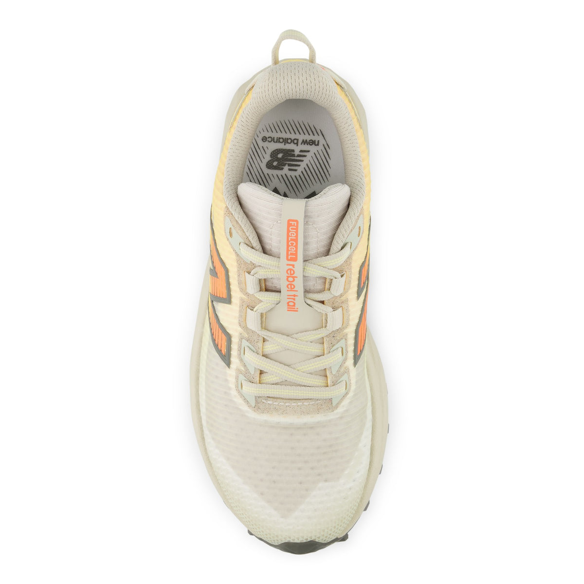 Women's Fuelcell Rebel Trail V1 - WHITE PEACH with TIMBERWOLF
