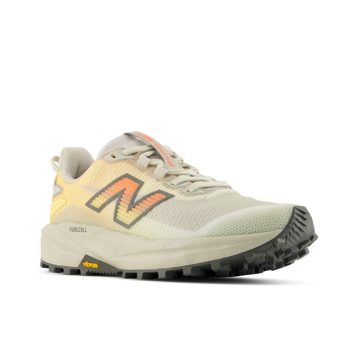Women's Fuelcell Rebel Trail V1 - WHITE PEACH with TIMBERWOLF