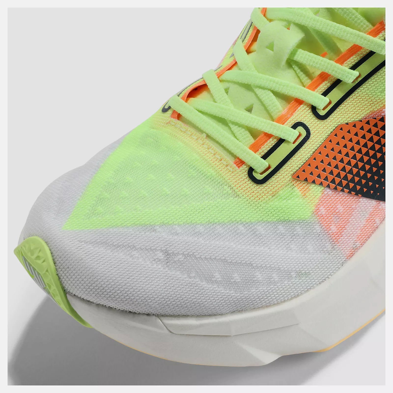 Women's FuelCell SuperComp Elite v4 - White with bleached lime glo Women's FuelCell SuperComp Elite v4 - White with bleached lime glo