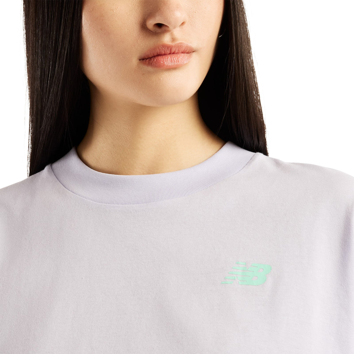 Women's New Balance Collage OS Tee - Purple