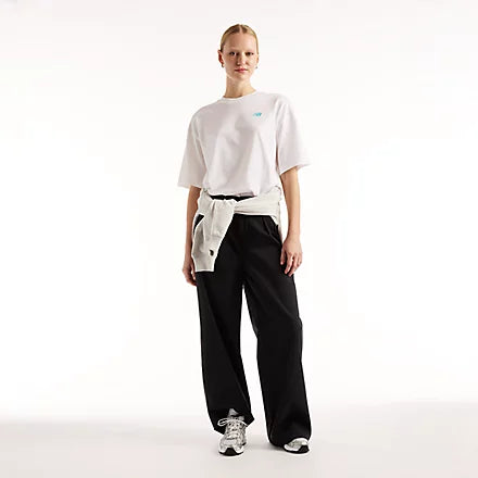 Women's New Balance Collage OS Tee - White