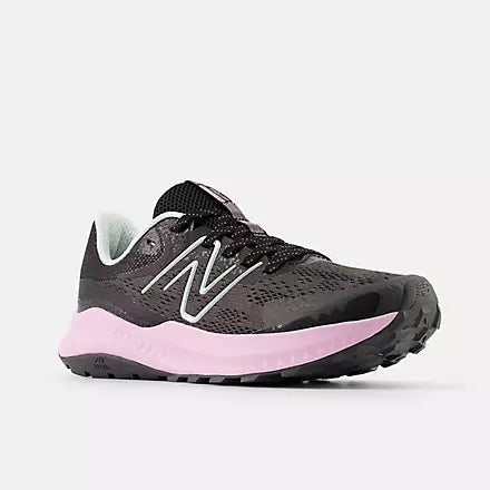 New Balance Women&#39;s DynaSoft Nitrel V5 Trail Running Shoes - Black with lilac cloud and light surf-New Balance