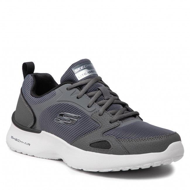 Skechers Men's Skech-Air Dynamight Athleisure Shoes - Charcoal-Skechers