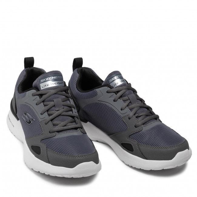 Skechers Men&#39;s Skech-Air Dynamight Athleisure Shoes - Charcoal-Skechers