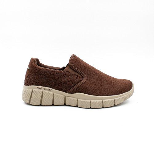 Hush Puppies Men&#39;s Equally Slip On Knit Casual Walking Shoes - Capuccino-Hush Puppies