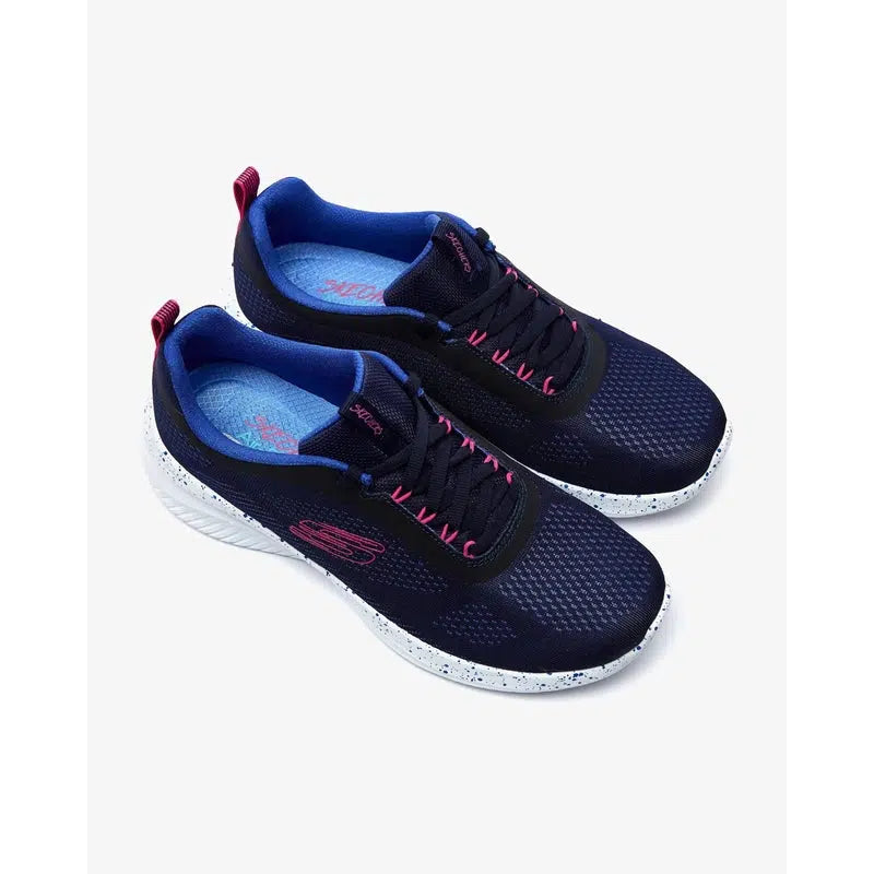 Skechers Women&#39;s Ultra Flex 3.0 Road Walking Shoes - Navy/Pink-Skechers