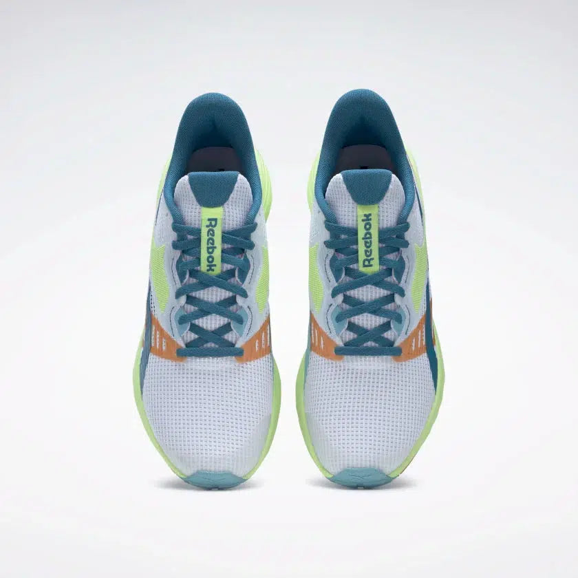 Reebok Men&#39;s Energen Tech Plus Road Running Shoes - Ftwr White/Energy Glow/Blue Pearl-Reebok