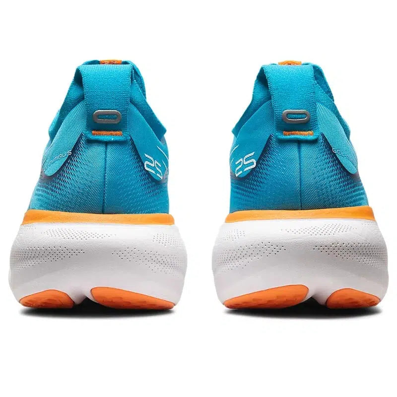 Men&#39;s Gel-Nimbus 25 Road Running Shoes - Island Blue/Sun Peach-Asics