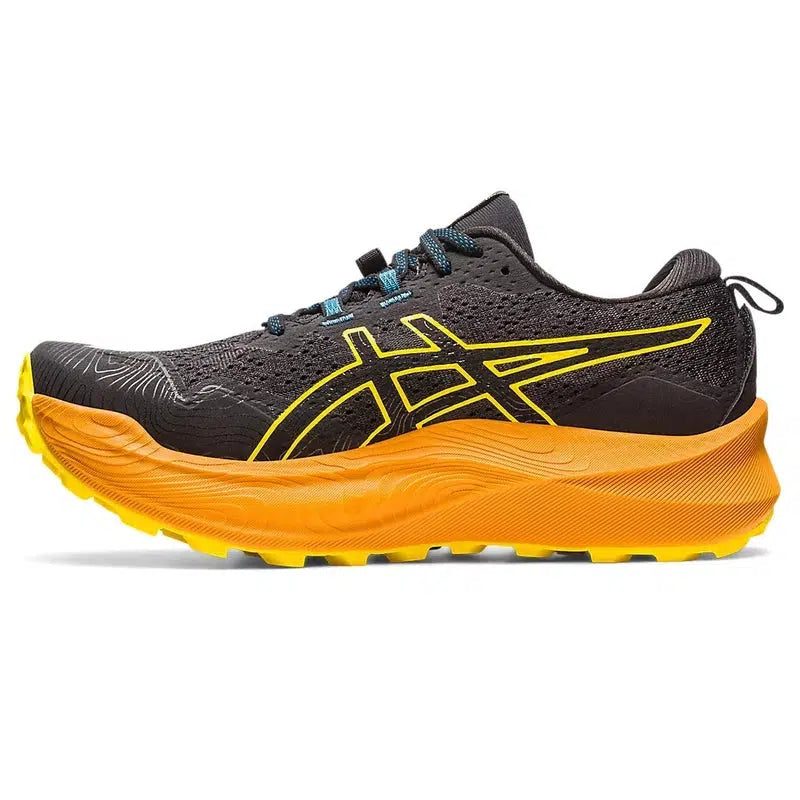 Men's Trabuco Max 2 Trail Running Shoes - Black/Golden Yellow-Asics