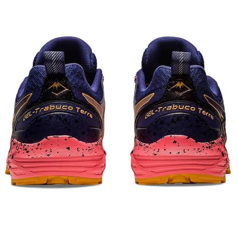 Women&#39;s Gel-Trabuco Terra Trail Running Shoes - Indigo Blue/Sandstorm-Asics