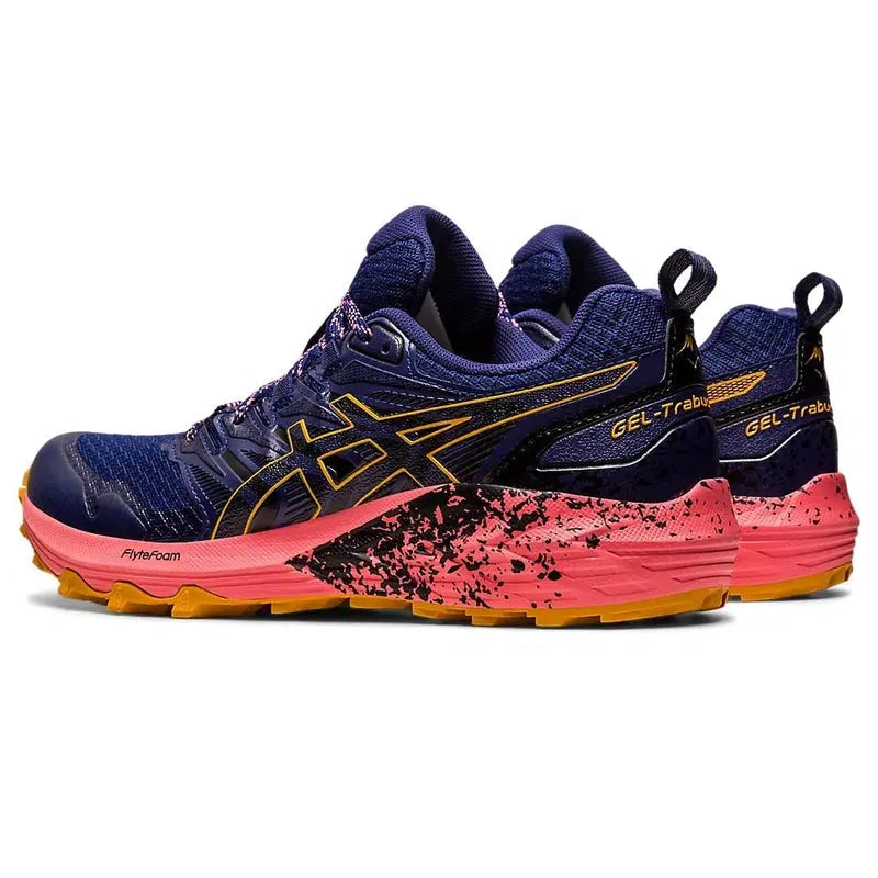 Women&#39;s Gel-Trabuco Terra Trail Running Shoes - Indigo Blue/Sandstorm-Asics