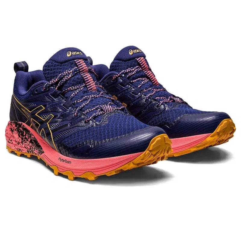 Women's Gel-Trabuco Terra Trail Running Shoes - Indigo Blue/Sandstorm-Asics