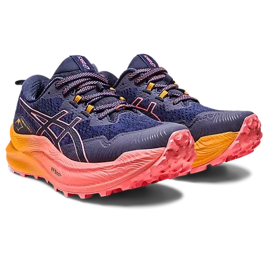Women&#39;s Trabuco Max 2 Trail Running Shoes - Midnight/Papaya-Asics