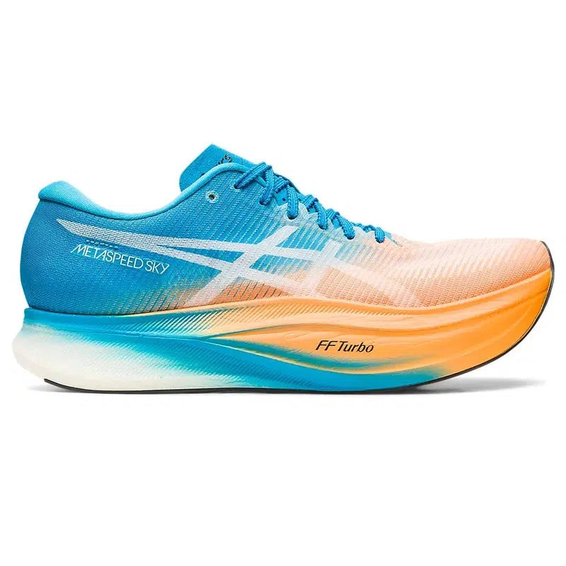 Metaspeed Sky+ Road Running Shoes - Orange Pop/Island Blue-Asics