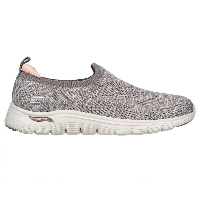 comprador En lo que respecta a las personas triunfante Skechers Women's Arch FIt Vista Road Walking Shoes-Taupe– The Athlete's Foot