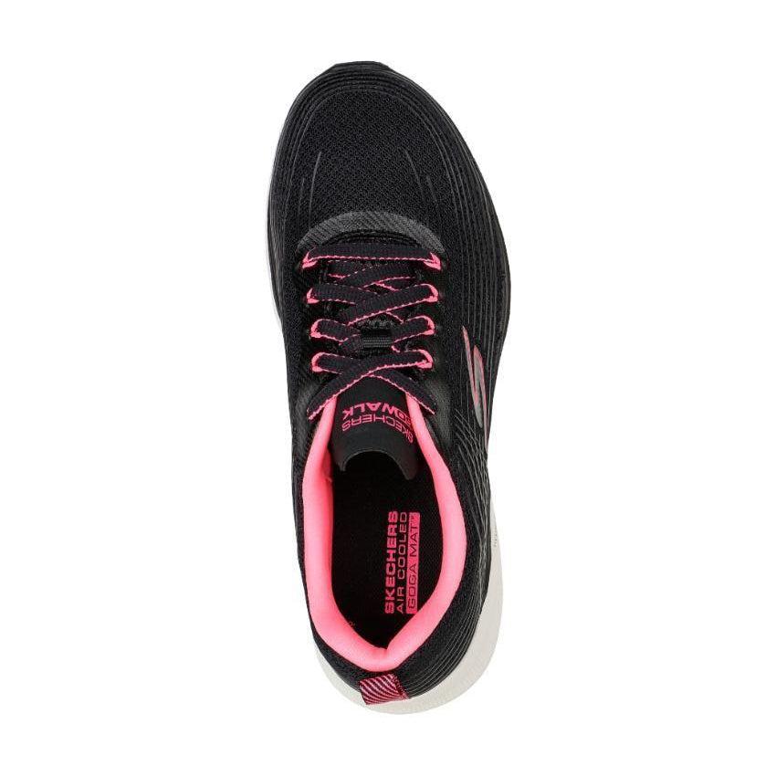 Skechers Women's Go Walk 6 Road Walking Shoes-Black/Hot Pink-Skechers