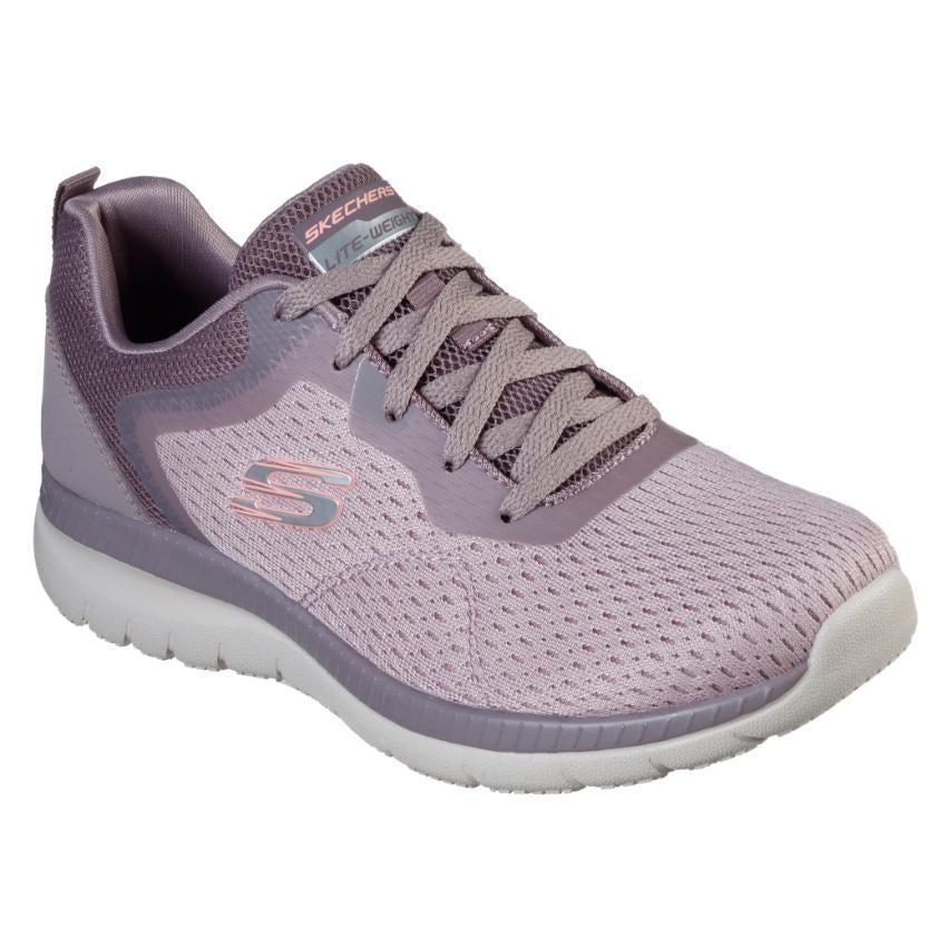 Skechers Women&#39;s Bountiful Road Walking Shoes- Lavender-Skechers