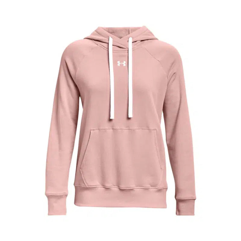 Under Armour Women&#39;s Rival Fleece HB Hoodie - Pink-Under Armour