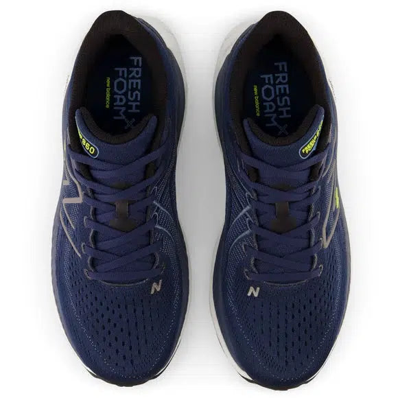 New Balance Men&#39;s 860 V13 (4E) Wide Fit Road Running Shoes- DarkBlue/White-New Balance
