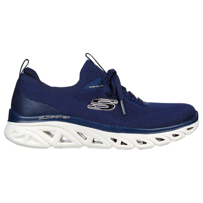Skechers Women's Glide Step Sport Road Walking Shoes-Navy-Skechers