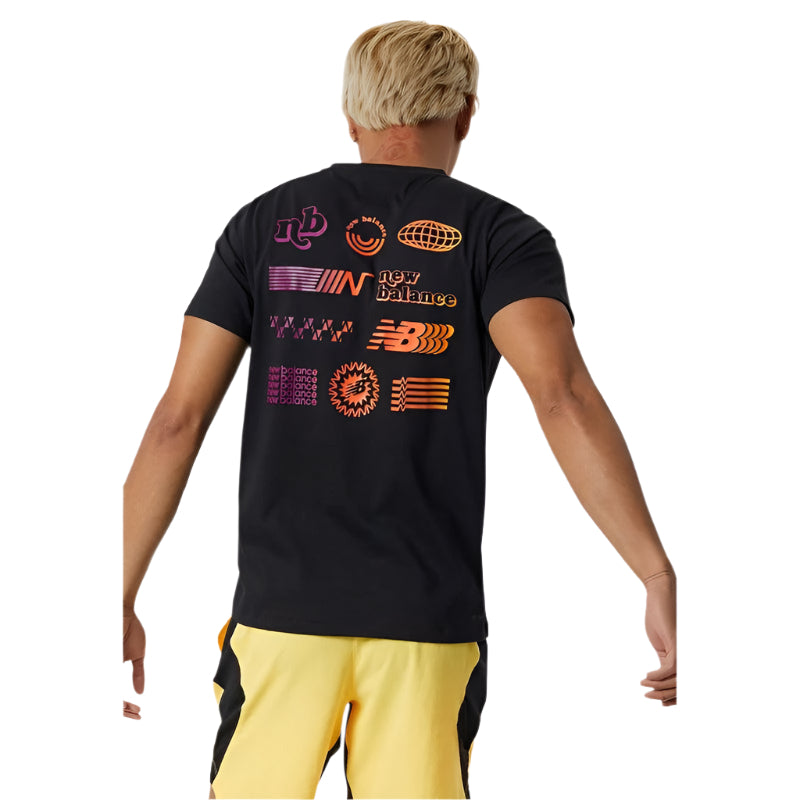 New Balance Graphic T-Shirt Black for Sale-New Balance