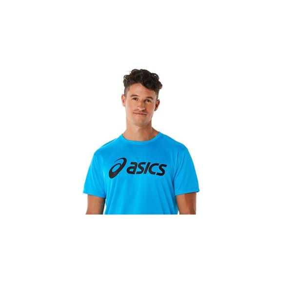 Asics Men&#39;s Core Top - ISLAND BLUE/ PERFM BLACK-Asics