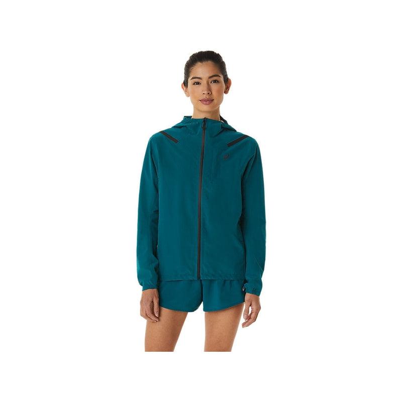 Asics Women's Accelerate Waterproof 2.0 Jacket - Velvet Pine-Asics